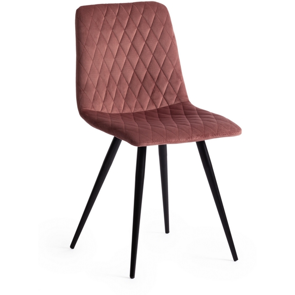 

Стул X (mod. 7096) коралловый barkhat /черный (ткань/металл) Tetchair 114043 15446, 114043 15446
