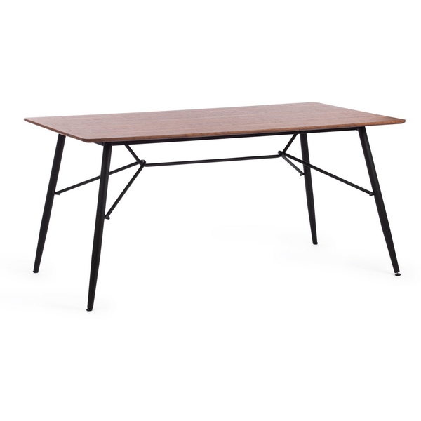 

Стол (mod. 289) МДФ/металл, х см , (Черный) / Walnut (Орех) Tetchair RUSTO 15519, Светлое дерево, RUSTO 15519
