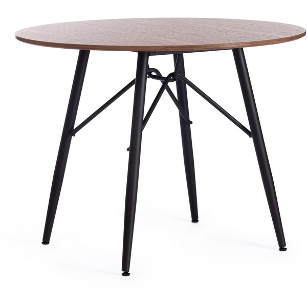 

Стол (mod. 283) МДФ/металл, D100 х см, (Черный) / Walnut (Орех) Tetchair RUSTO 15520, Светлое дерево, RUSTO 15520