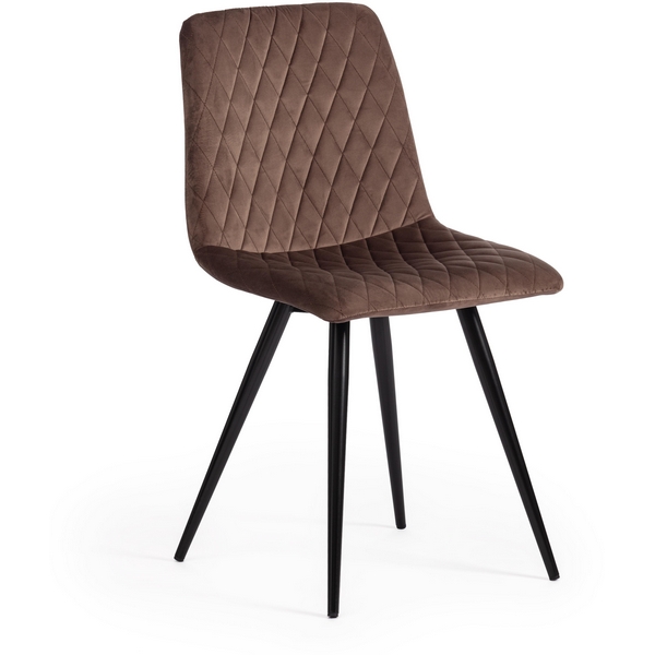 

Стул X (mod. 7096) коричневый barkhat 12/черный (ткань/металл) Tetchair 114043 17202, 114043 17202