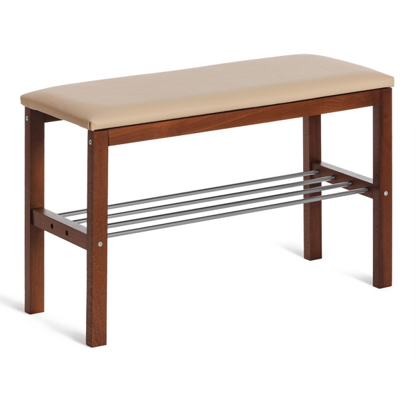 

Банкетка BERYL Tetchair (Темный орех,Бежевый)., Beryl 19246