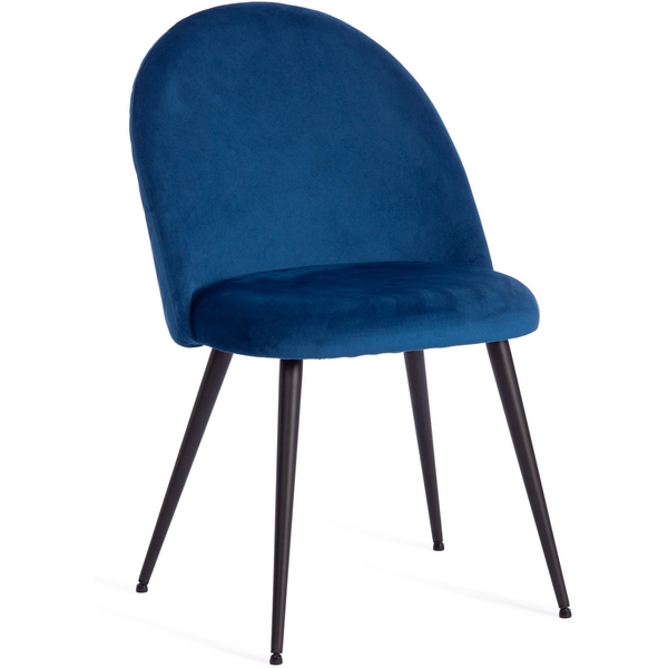 

Обеденный стул Tetchair MONRO (Металл,Вельвет/Синий,Черный ), Monro 19340