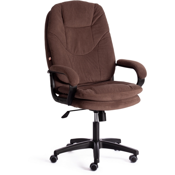 Кресло (22) флок , коричневый, Tetchair COMFORT LT 19384