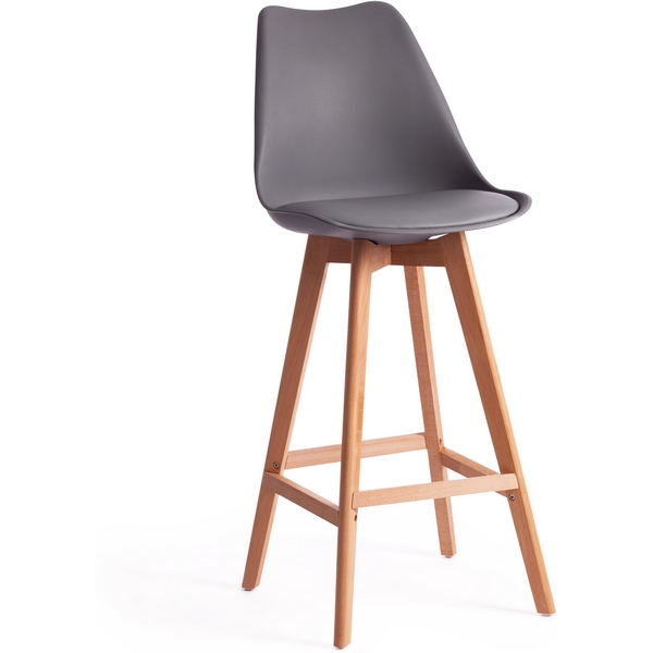 

Стул барный TULIP BAR (mod. C1014H) / 1 шт. в упаковке (Пластик,Дерево /Серый) Tetchair, TULIP BAR 19651