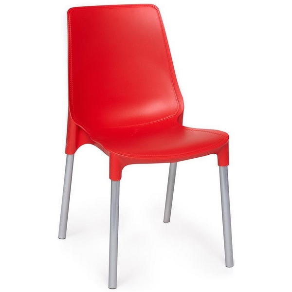

Стул GENIUS (mod 75) / 1 шт. в упаковке (Металл,Пластик /Красный,Хром) Tetchair, GENIUS 19669