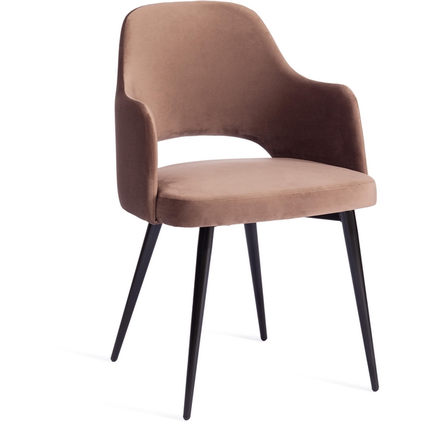 

Кресло VALKYRIA (mod. 718) ткань/металл, 55х55х80 см, высота до сиденья коричневый barkhat 12/черный Tetchair 2 19881, Черный;коричневый, VALKYRIA 2 19881