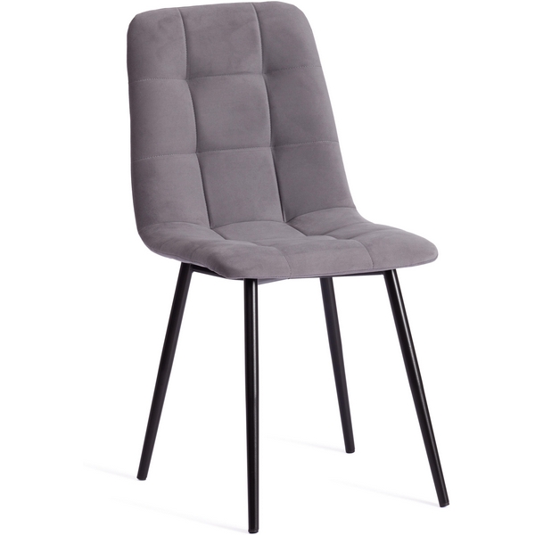 

Обеденный стул Tetchair CHILLY (Велюр,Металл /Темно-серый,Черный), Chilly 19944