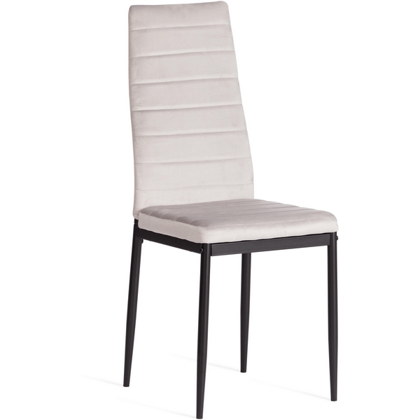 

Обеденный стул Tetchair Easy (Металл,Вельвет/Светло-серый,Черный), Easy 20548