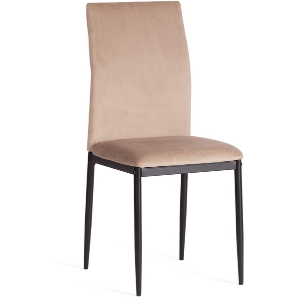

Обеденный стул Tetchair CAPRI (Металл,Вельвет/Бежевый,Черный), Черный;бежевый, Capri 20550