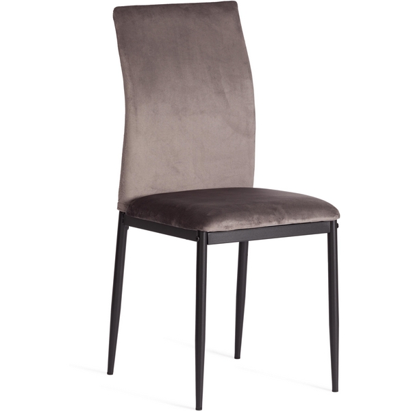 

Обеденный стул Tetchair CAPRI (Металл,Вельвет/Темно-серый,Черный), Capri 20551