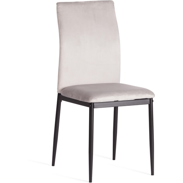 

Обеденный стул Tetchair CAPRI (Металл,Вельвет/Серый,Черный) 20552, Capri 20552