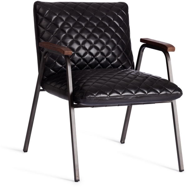 Кресло Secret de Maison Ститч/Stitch (мод. 2866) металл/кожа буйвола, 63х71х78см, черный Tetchair 20559