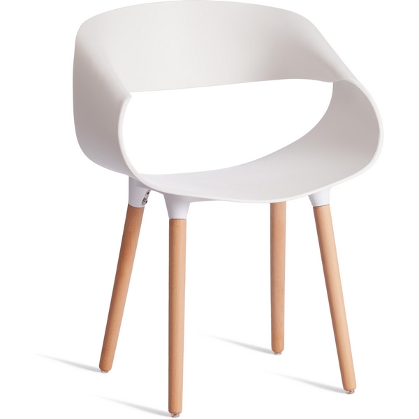 

Стул QXX (mod. C1058-1) (Пластик,Дерево /Белый) Tetchair, QXX 21245