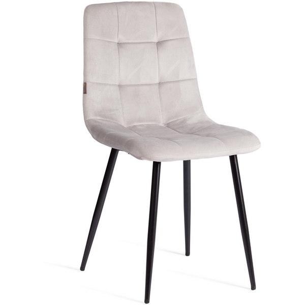

Стул CHILLY (mod. JSC-220) Tetchair (Металл,Велюр/Светло-серый) арт.21497, Modern 21497