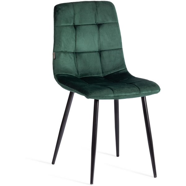 Изображение товара Обеденный стул CHILLY JSC-220 темно-зеленый велюр
