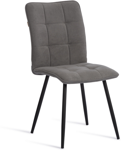 

Стул обеденный Bari Tetchair (Флок/Серый,Черный) арт.24644, Bari 24644