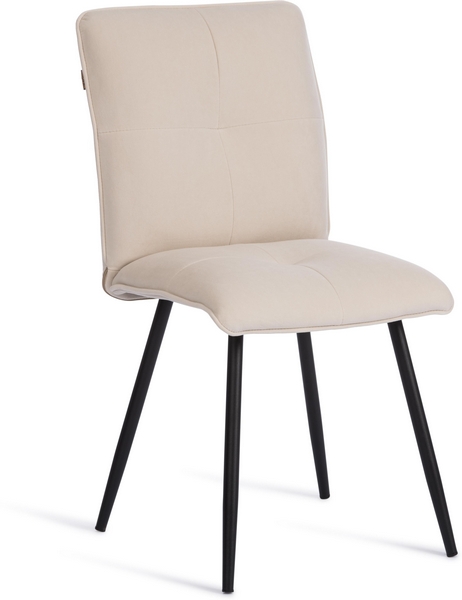 

Стул обеденный Sweet Tetchair (Флок/Молочный,Черный) арт.24646, Sweet 24646