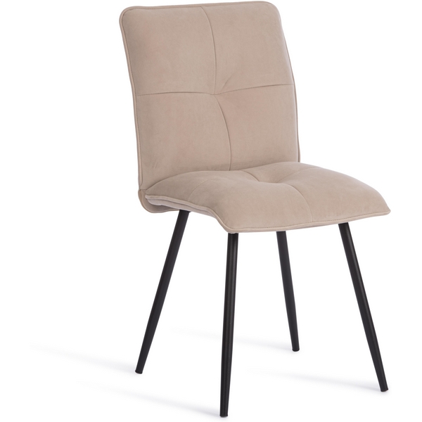 

Стул обеденный Sweet Tetchair (Флок/Бежевый,Черный) арт.24647, 24647