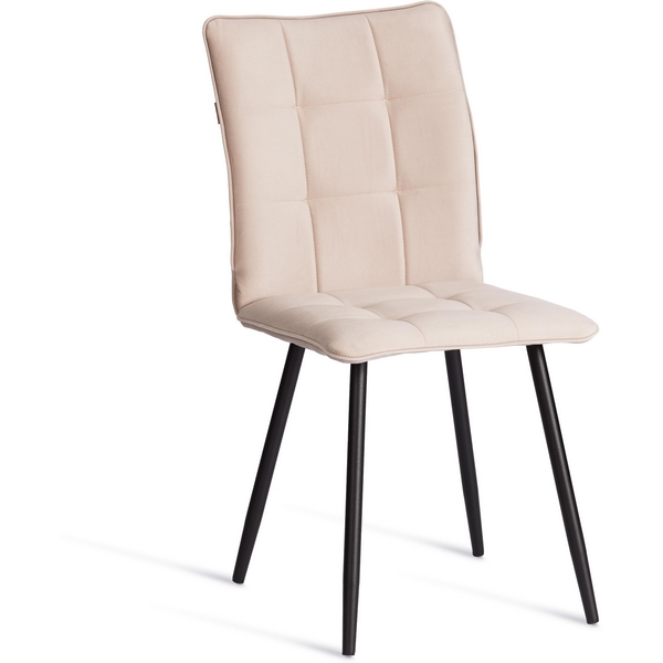 

Стул обеденный Bari Tetchair (Флок/Бежевый,Черный) арт.24800, 24800