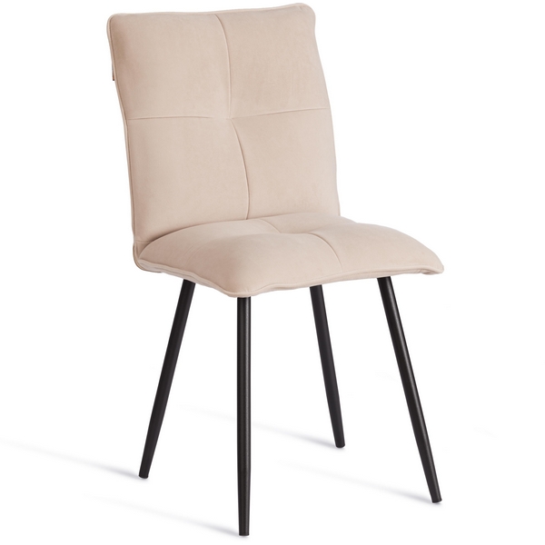 

Стул обеденный Sweet Tetchair (Флок/Бежевый,Черный) арт.24814, 24814