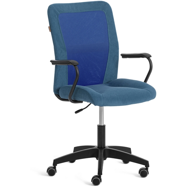 Кресло Стафф/Staff велюр/сетка, синий/синий, 32/TW-10 Tetchair 26210