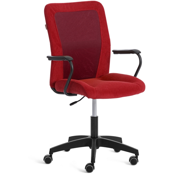 Кресло Стафф/Staff велюр/сетка, бордо/бордо, 10/TW-13 Tetchair 26211