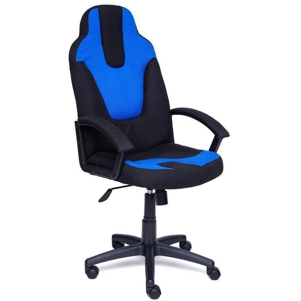 

Кресло (3) черный/синий (ткань) Tetchair 881 3041, 881 3041