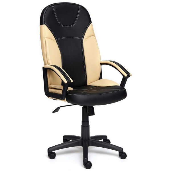 

Кресло черный/бежевый (кож/зам) Tetchair 2482 5851, 2482 5851