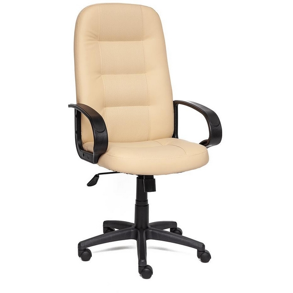 

Кресло бежевый/бежевый перфорированный (кож/зам) Tetchair 147 9024, 147 9024