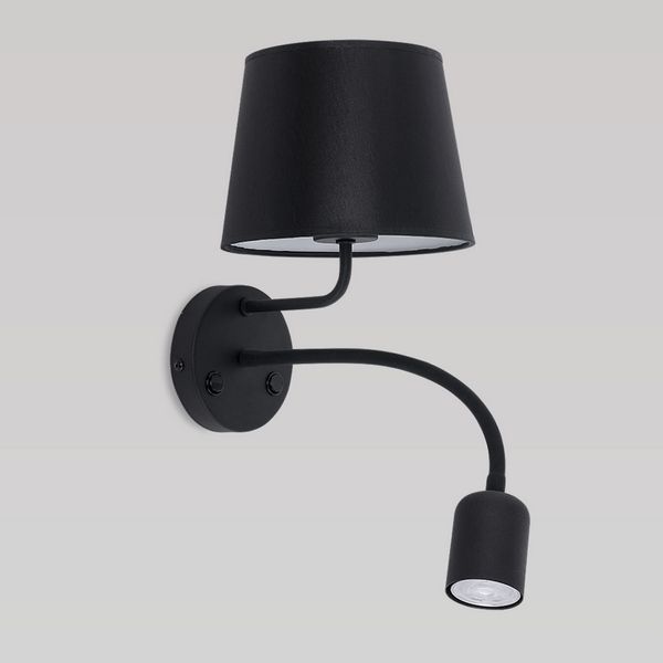 

Бра с выключателем подсветкой для чтения TK Lighting Maja 2537, Черный, Maja 2537 Maja