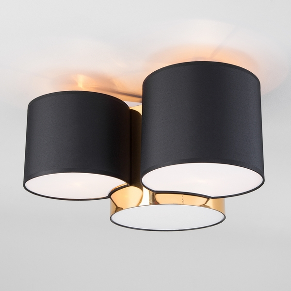 

Потолочная люстра TK Lighting Mona 3445 Black / Gold, Разноцветный, Mona 3445 Mona Black / Gold