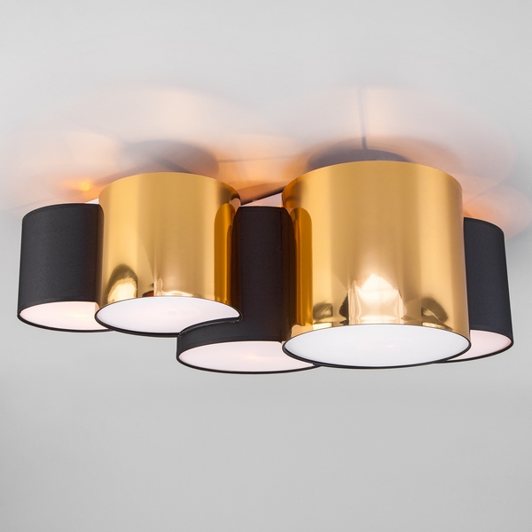 

Потолочная люстра TK Lighting Mona 3447 Black / Gold, Mona 3447 Mona Black / Gold