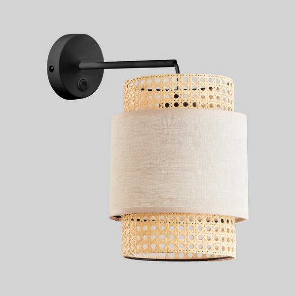 

Бра с выключателем TK Lighting Boho 6302 Nature, Бежевый, Boho 6302 Boho Nature