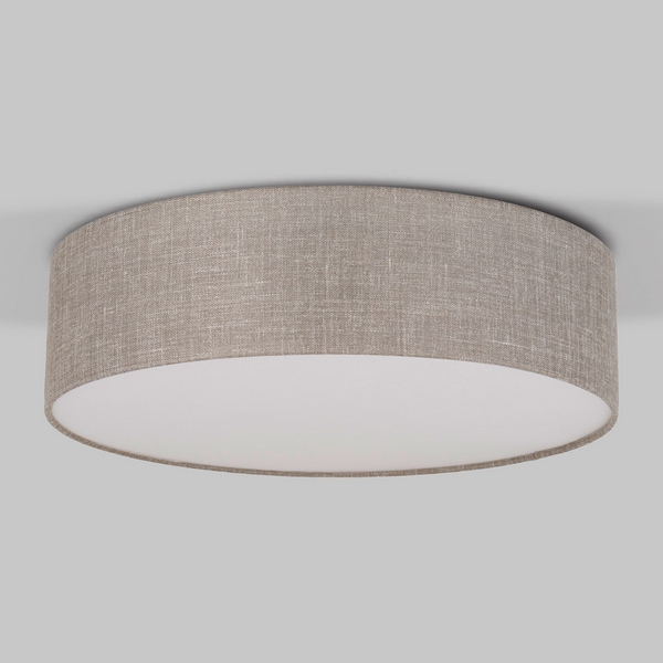 

Потолочный светильник TK Lighting Rondo Linen 5637, Серый, Rondo 5637 Rondo Linen