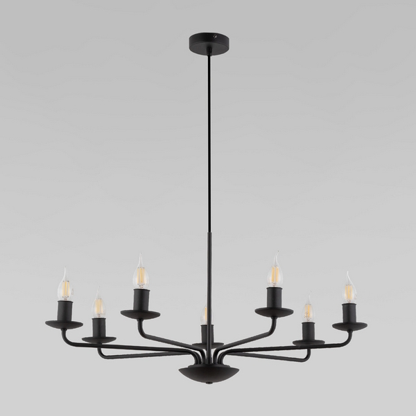 

Подвесная люстра TK Lighting Limal 4613 подсвечник, Черный, Limal 4613 Limal