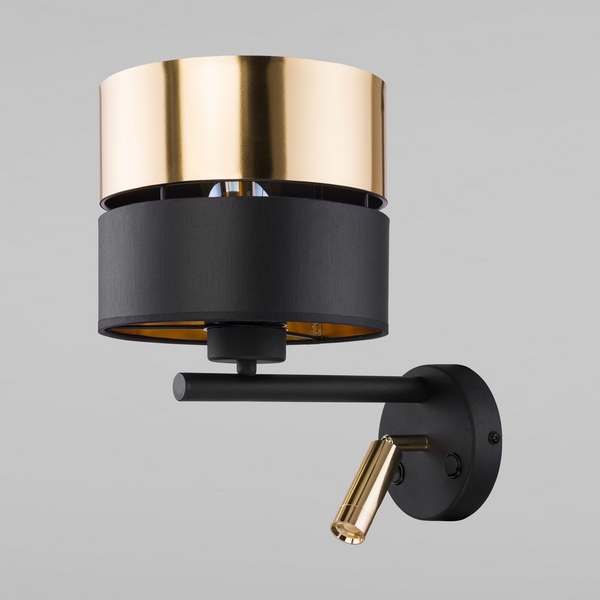 

Бра TK Lighting 10434, Золото, Hilton 10434 Hilton Black Gold