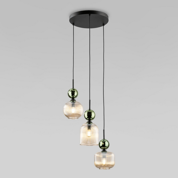 Изображение товара Подвесной светильник TK Lighting Sophia Green Cognac 11148 - три LED источника Изображение товара Подвесной светильник TK Lighting Sophia Green Cognac 11148 - три LED источника