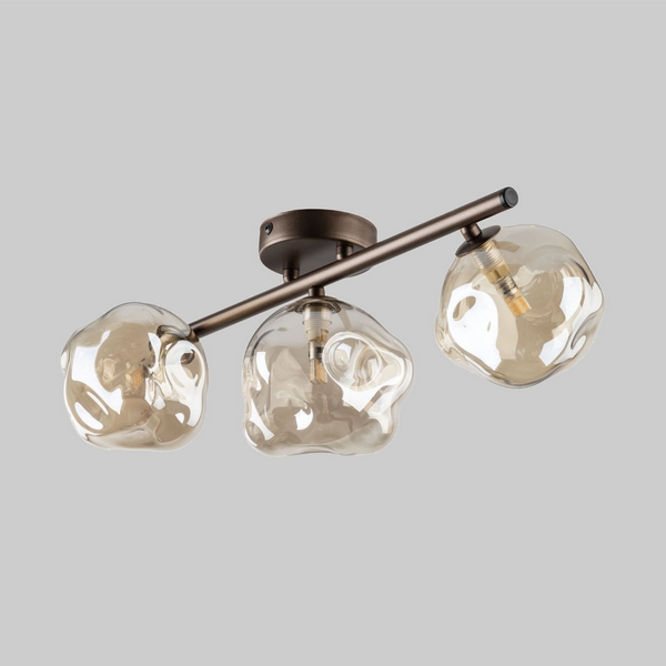 

Потолочная люстра на штанге TK Lighting Lava Brown 11035, Бежевый, Lava Brown 11035 Lava Brown