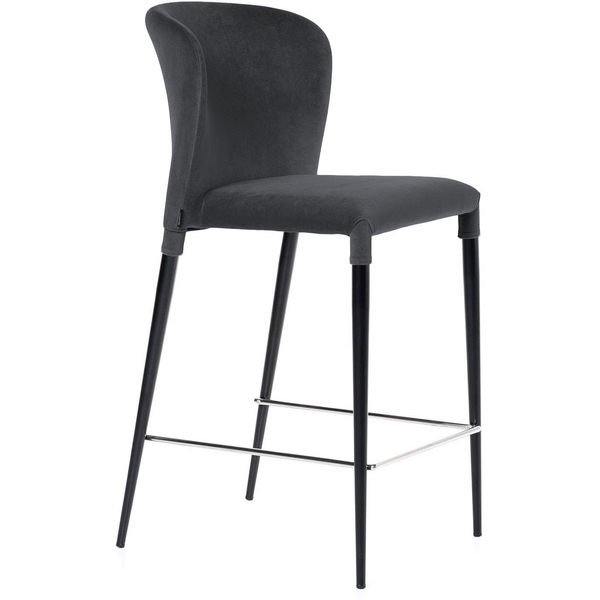 

Стул полубарный Albert, бархат 03 /опора конус Top Concept Albert 81392, Серый, Albert 81392