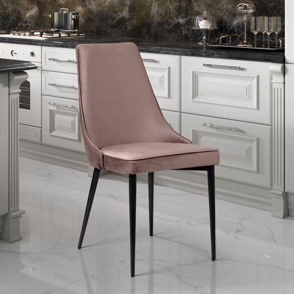 

Стул Oliver, бархат пепельно-бежевый 25/ чёрный конус Top Concept OLIVER 75262, OLIVER 75262