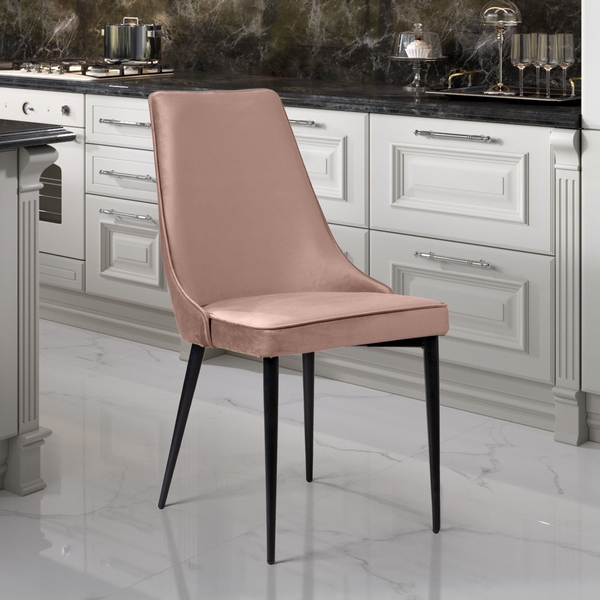 

Стул Top Concept Oliver, бархат бежевый 5/ черный конус, OLIVER 83454