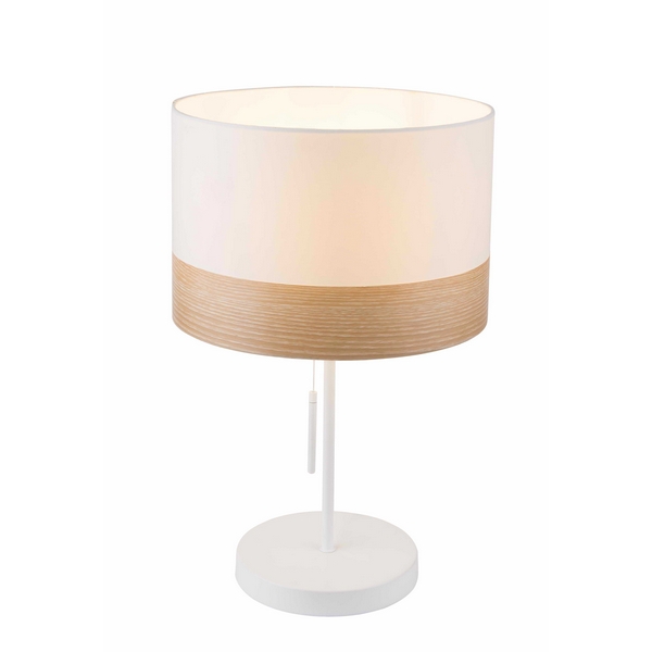 

Интерьерная настольная лампа с выключателем Mabel TL1121-1T1 TopLight, Белый, Mabel TL1121-1T1