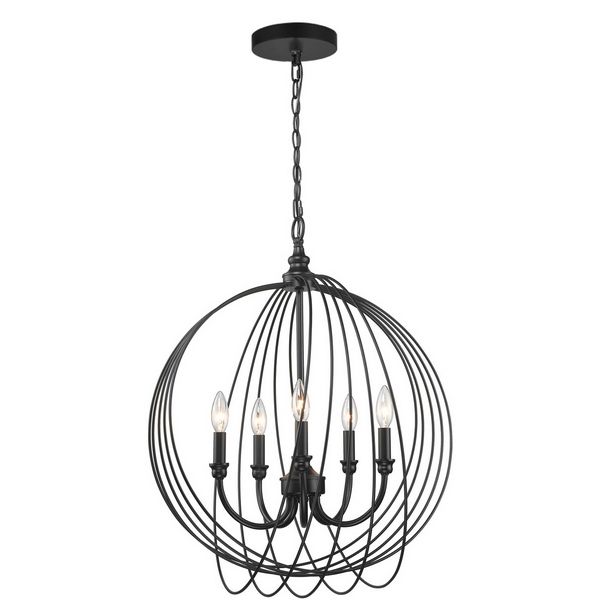 

Подвесная люстра Dina TL1185H-05BK TopLight, Черный, Dina TL1185H-05BK