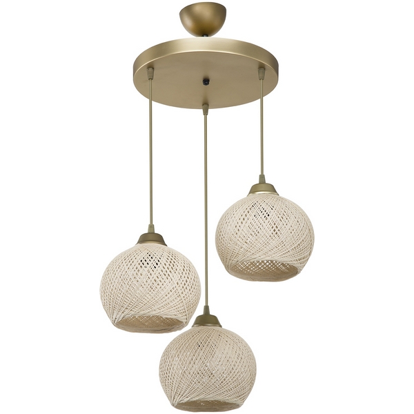 

Подвесной светильник TopLight Lizbeth TL1612R-03BB, Бежевый, Lizbeth TL1612R-03BB