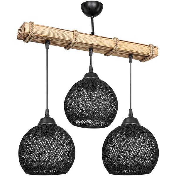 

Подвесной светильник TopLight Lydia TL1614L-03BW, Черный, Lydia TL1614L-03BW