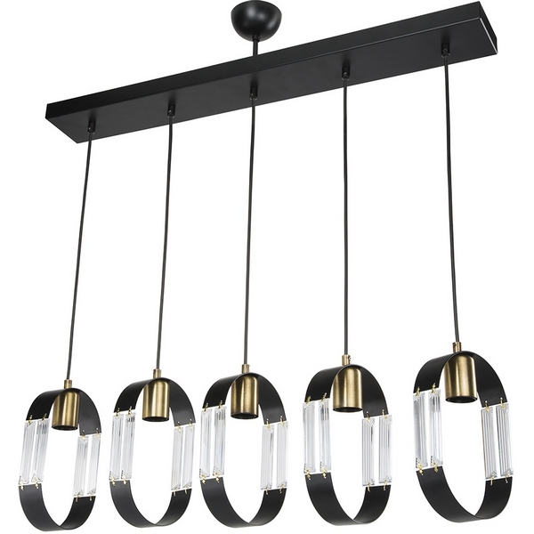 

Подвесной светильник TopLight Matilda TL1643L-05BK, Черный, Matilda TL1643L-05BK
