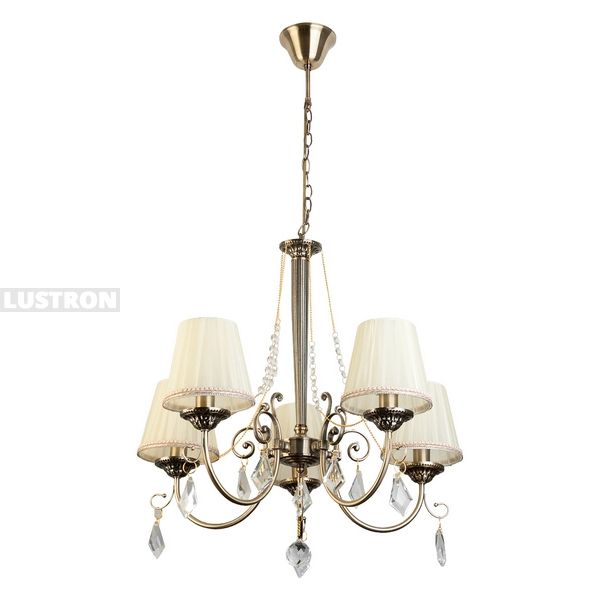 

Подвесная люстра Monica TL5660D-05AB TopLight, Бежевый, Monica TL5660D-05AB