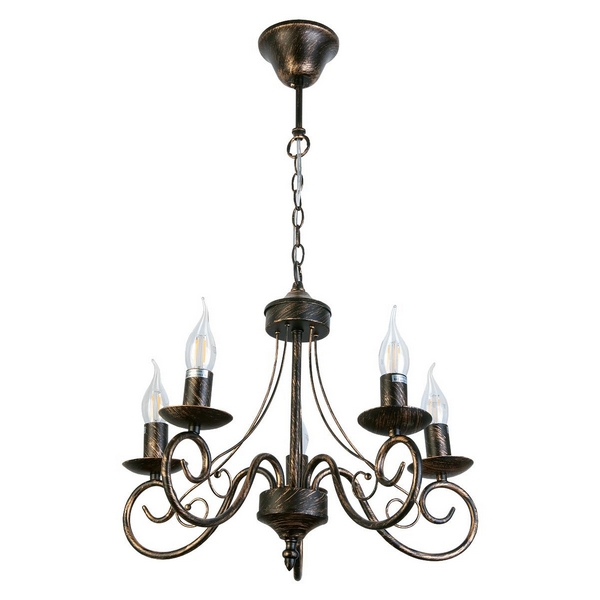 

Подвесная люстра Dalila TL6010D-05 TopLight, Черный, Dalila TL6010D-05