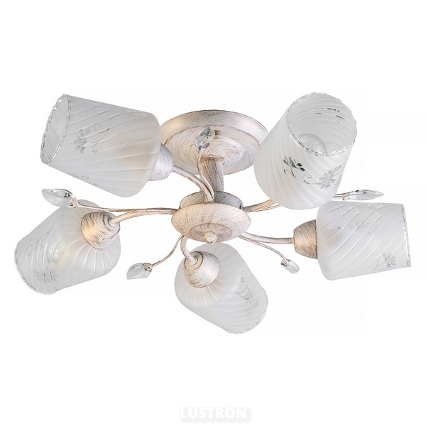 

Потолочная люстра Pamela TL7150X-05WG TopLight, Белый, Pamela TL7150X-05WG