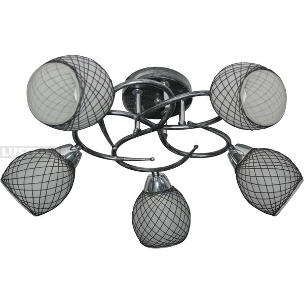 

Потолочная люстра TopLight Jeanine TL7430X-05BP, Черный, Jeanine TL7430X-05BP